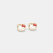 The Red Bow Stud Earrings - thumb 4