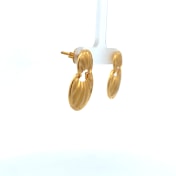 The Shell Charm Chandbali Earrings - thumb 5