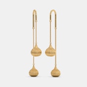 The Nova Drop Sui Dhaga Earrings - thumb 1