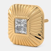The Princess Love Solitaire Stud Earrings - thumb 5