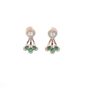 The Chartreuse Front Back Earrings - thumb 1
