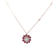 The Rubyfloret Pendant Necklace - thumb 3