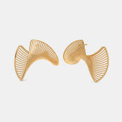 The Solvyra Orange Peel Earrings - thumb 1