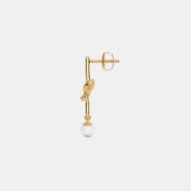 The Syem Knot Drop Earrings - thumb 4