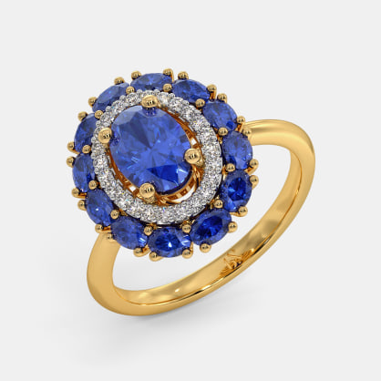 Sapphire Rings Buy Sapphire Ring Designs Online In India 2020 Bluestone Com