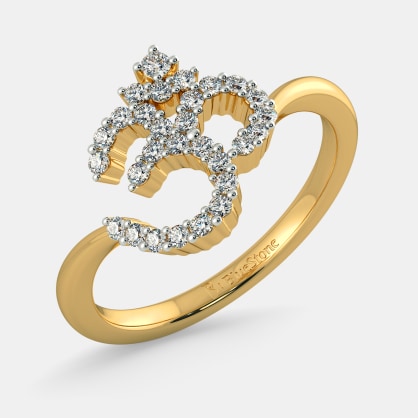 om diamond ring designs