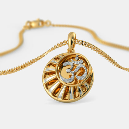 The Om Shakti Pendant | BlueStone.com
