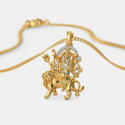 The Mata Sherawali Pendant | BlueStone.com
