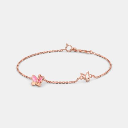 The Shades Of A Butterfly Kids Bracelet