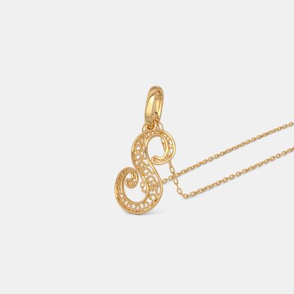 The Syloura S Initial Pendant