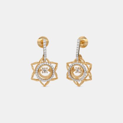 The Orbelle Dangle Hoop Earrings