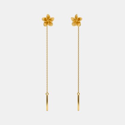 The Temple Tree Threader Earrings