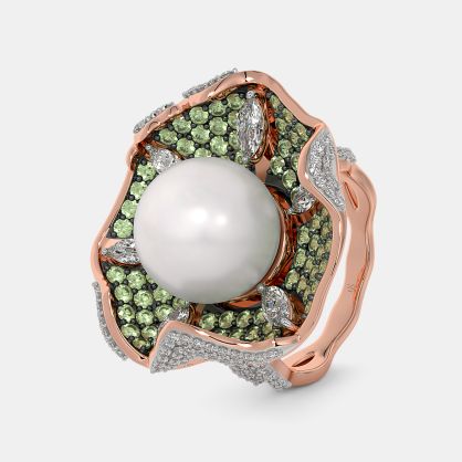 The Olivepearl Cocktail Ring