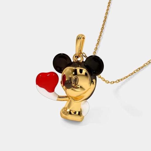 The Mickey Heart Pendant