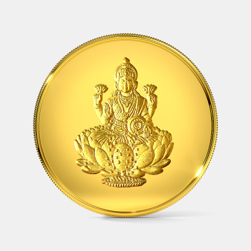 2 gram 24 KT Lakshmi Gold Coin