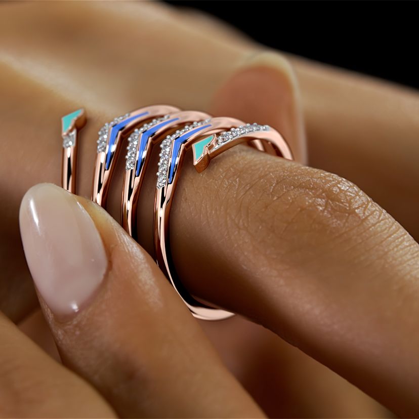 The Izadore Spiral Ring - image 6
