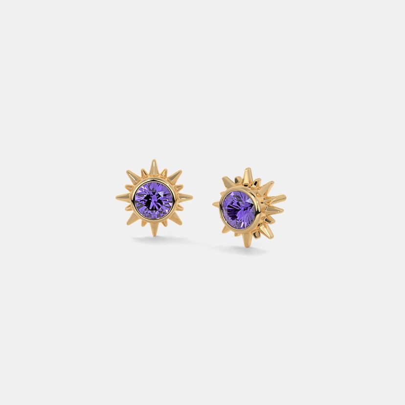 Buy Amethyst Earrings Designs Online India's #1