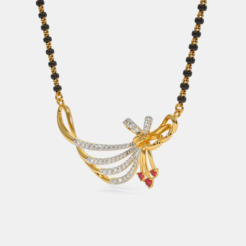 The Madhavni Mangalsutra Pendant - image 4