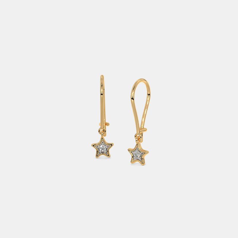The Starred Kids Hoop Earrings - image 1