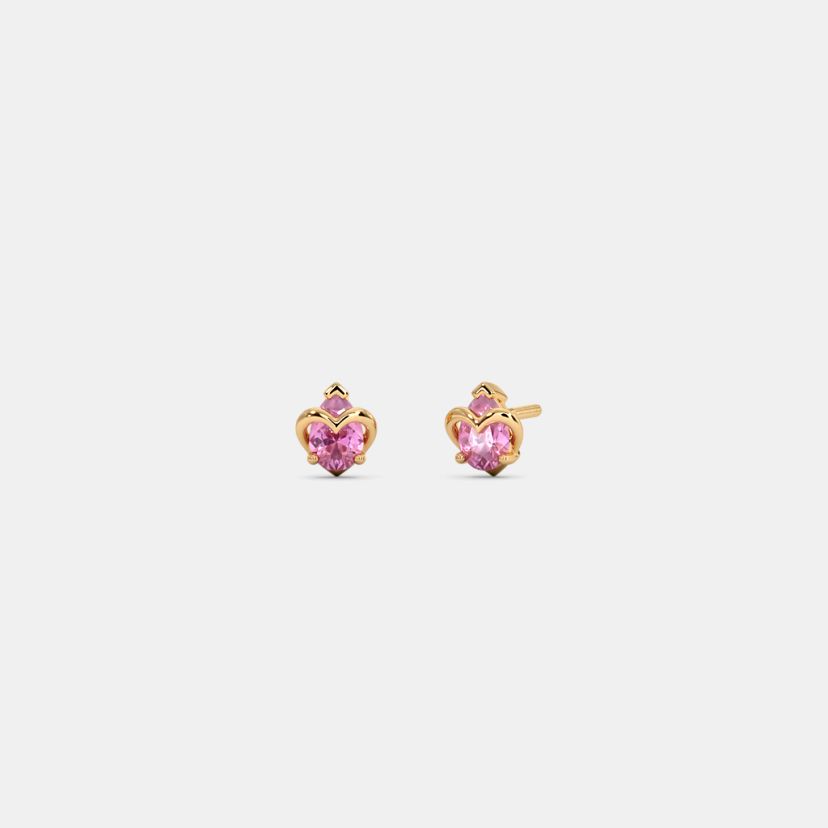 The Hidden Heart Front Back Earrings - image 4