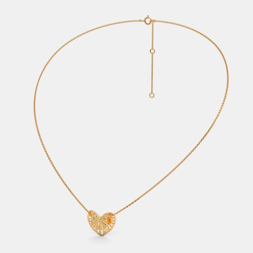 The Inverted Leafy Pendant Necklace - image 3