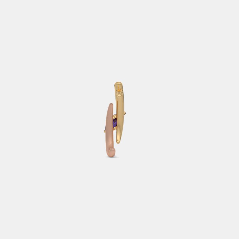 The Seren Marquise J Hoop Earrings - image 7