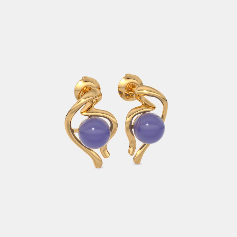 The Aqua Muse Stud Earrings - image 6