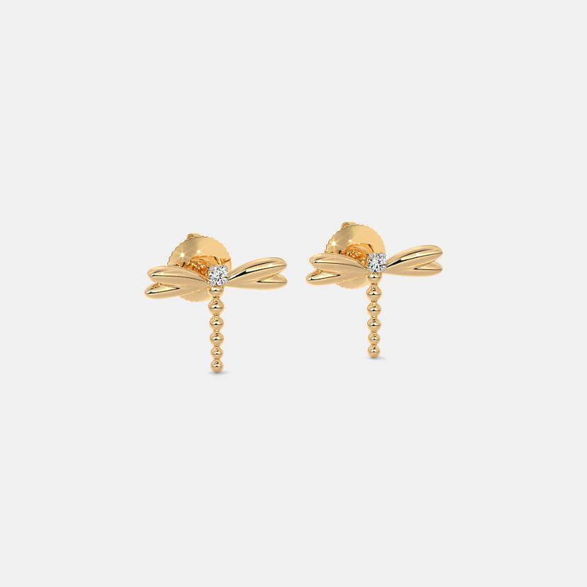 The Dragonfly Multi Pierced Stud Earrings - image 6