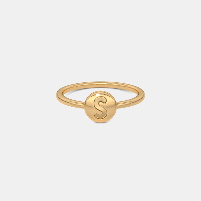The Elvy S Initial Kids Ring - image 4