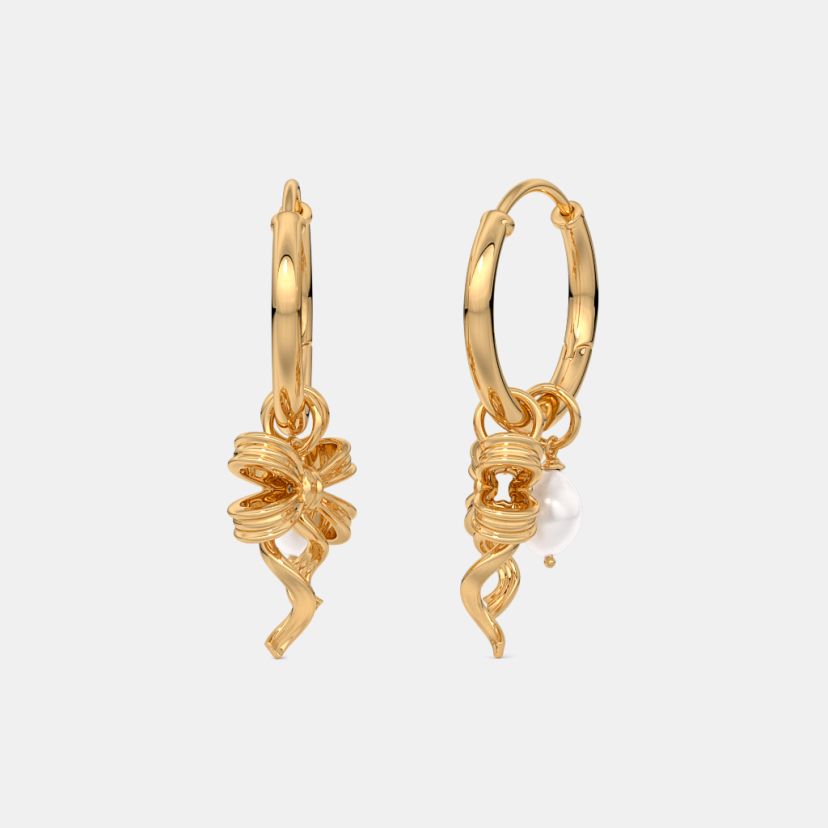 The Zyir Dangle Hoop Earrings - image 1