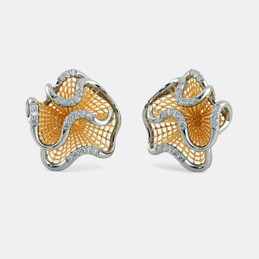 The Waves Lattice Earrings - image 1