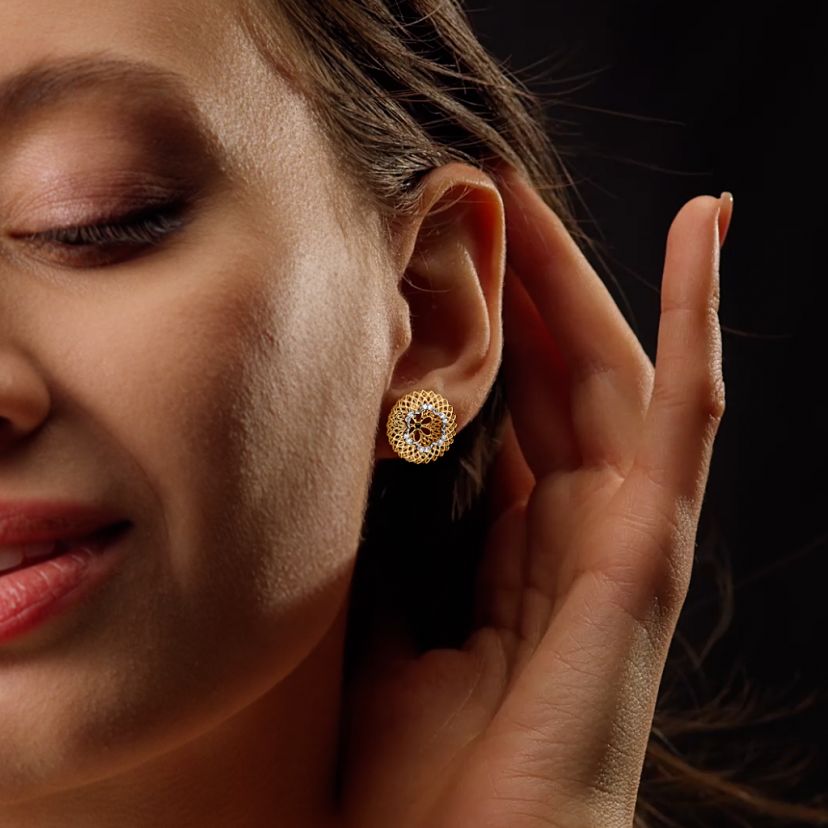 The Azalia Lattice Earrings - image 4