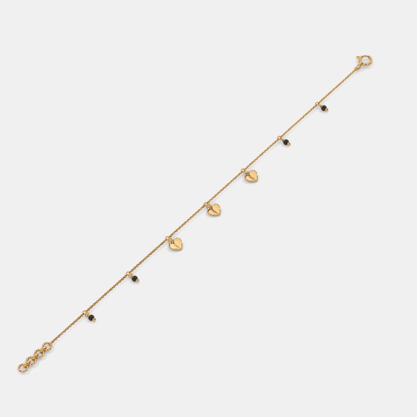 The Merita Heart Mangalsutra Bracelet - image 5