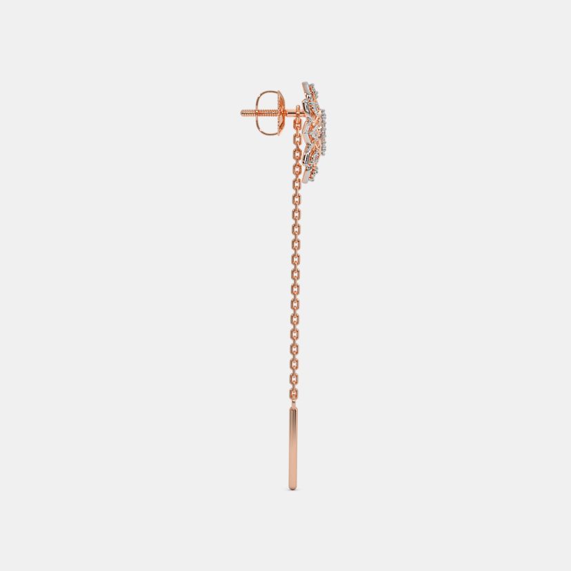 The Niddle Flower Sui Dhaga Earrings - image 8