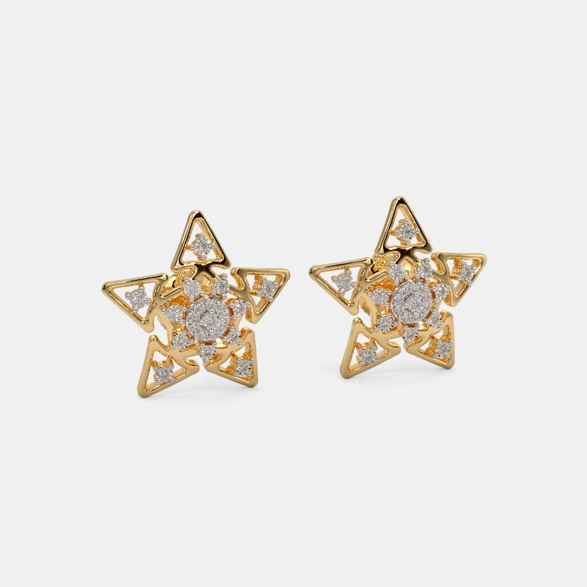The Floral Star Stud Earrings - image 4