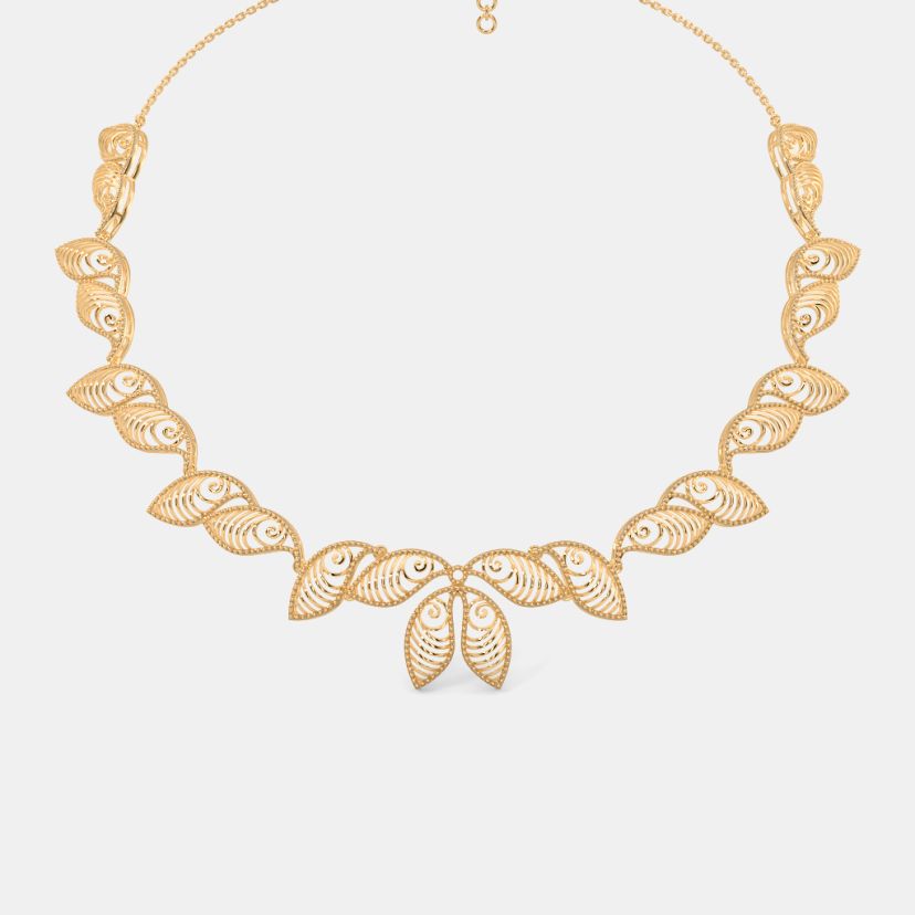 The Spiralleaf Collar Necklace - image 1