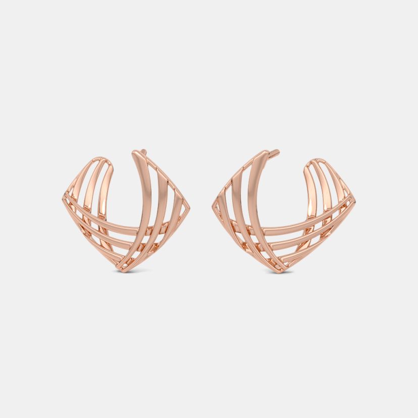 The Peira Orange Peel Earrings - image 1