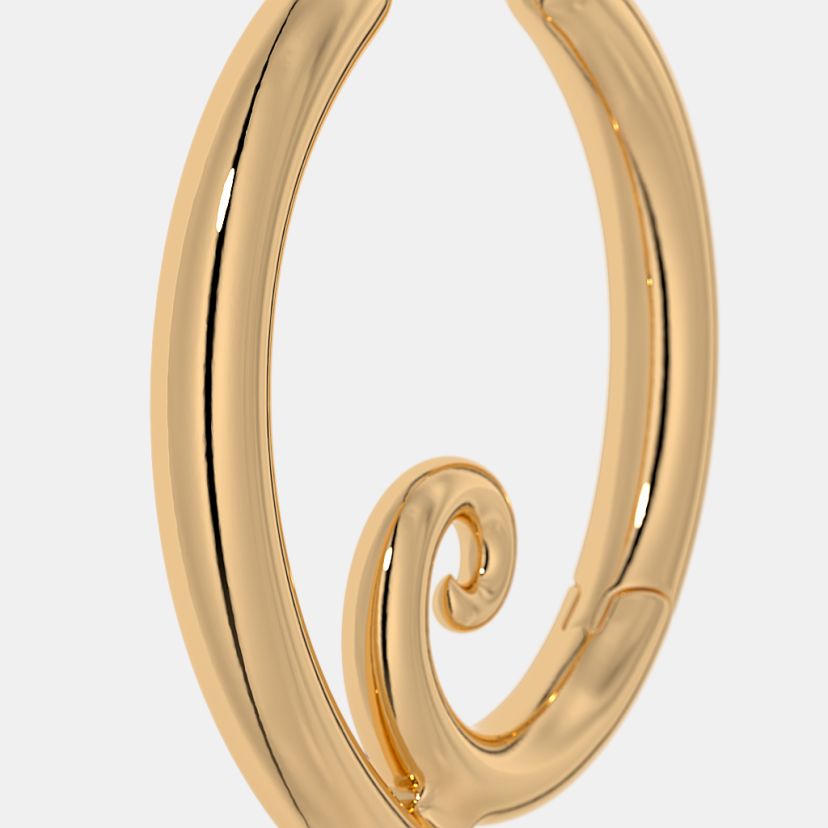 The Evola Hoop Earrings - image 4