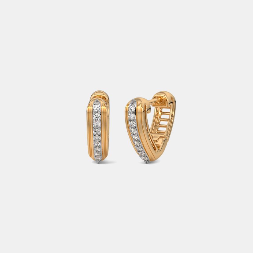 The Elarys Huggie Earrings - image 1