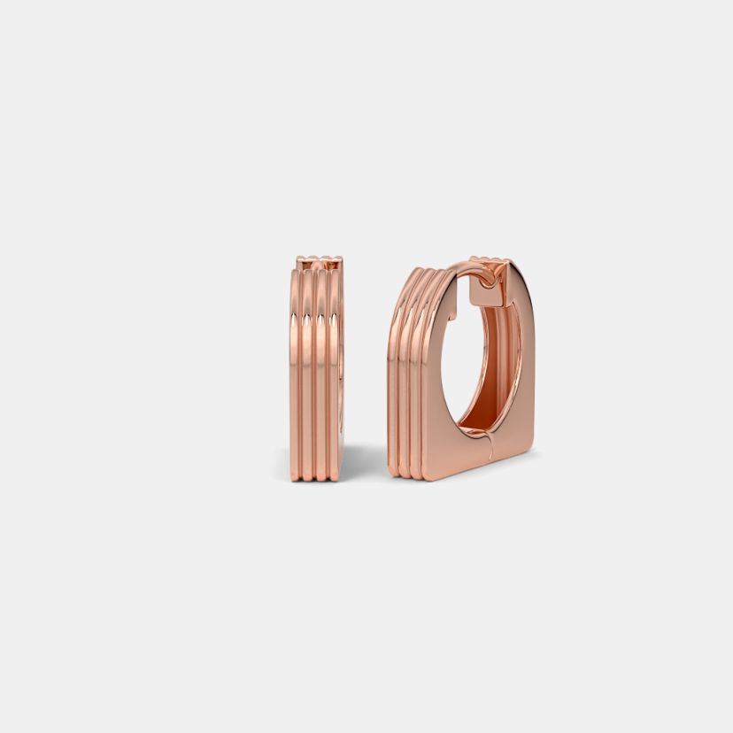 The Glow Arc Huggie Earrings - image 1