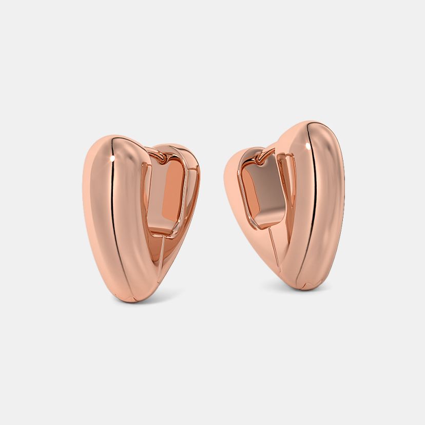 The Love Facet Huggie Earrings - image 5