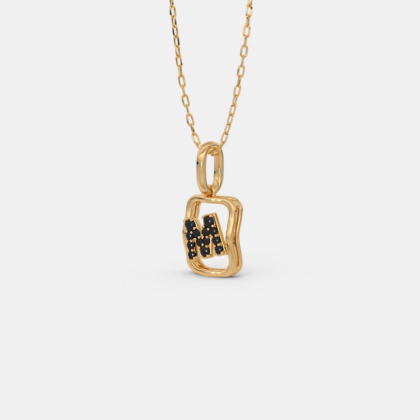 The Lettera M Initial Pendant - image 3
