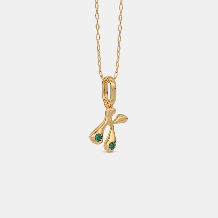 The Kenza K Initial Pendant - image 6