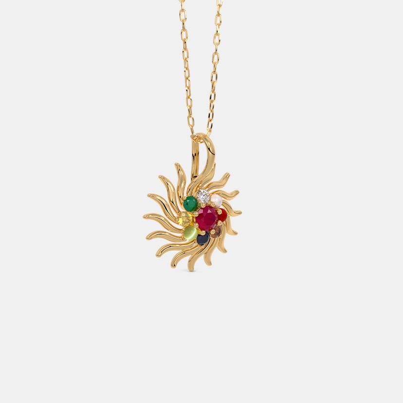 The Flamara Navaratna Pendant - image 6