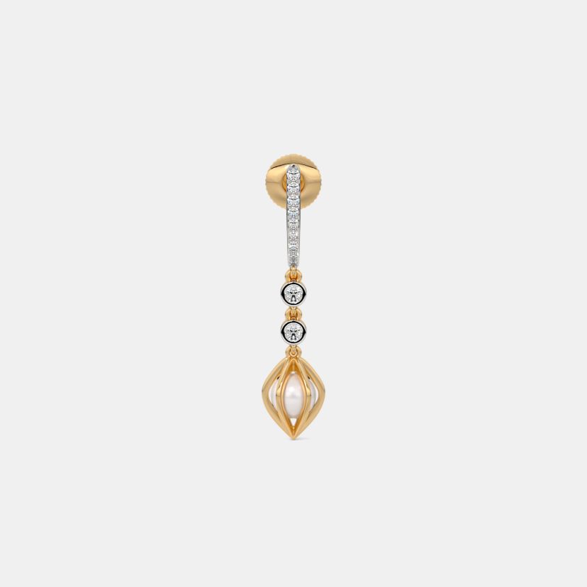 The Nacrisse Dangle Hoop Earrings - image 4