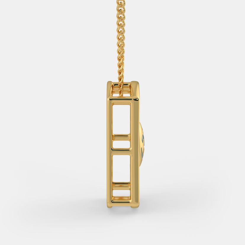 The Om Sutra Pendant - Side View 1