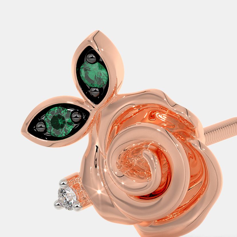 The Claret Stud Earrings - image 5