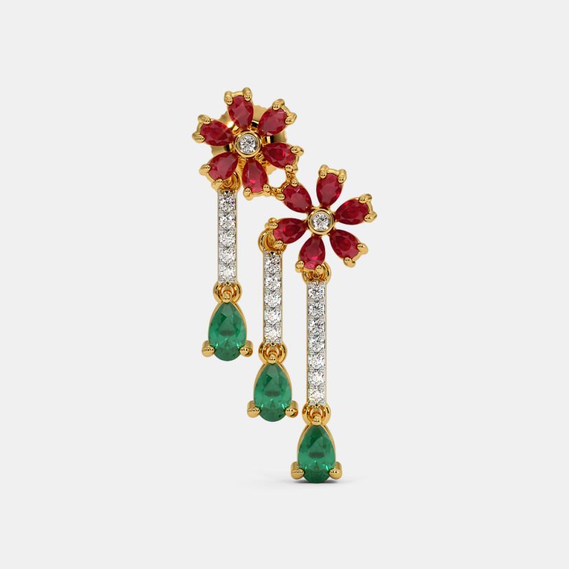 The Aaritra Drop Earrings - image 7