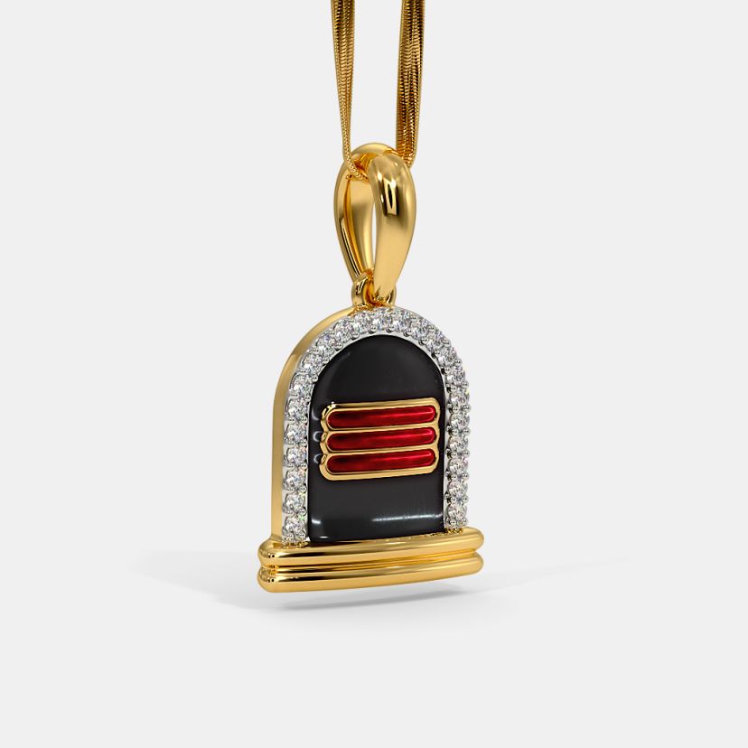 The Shivam Pendant For Him - Side View 1