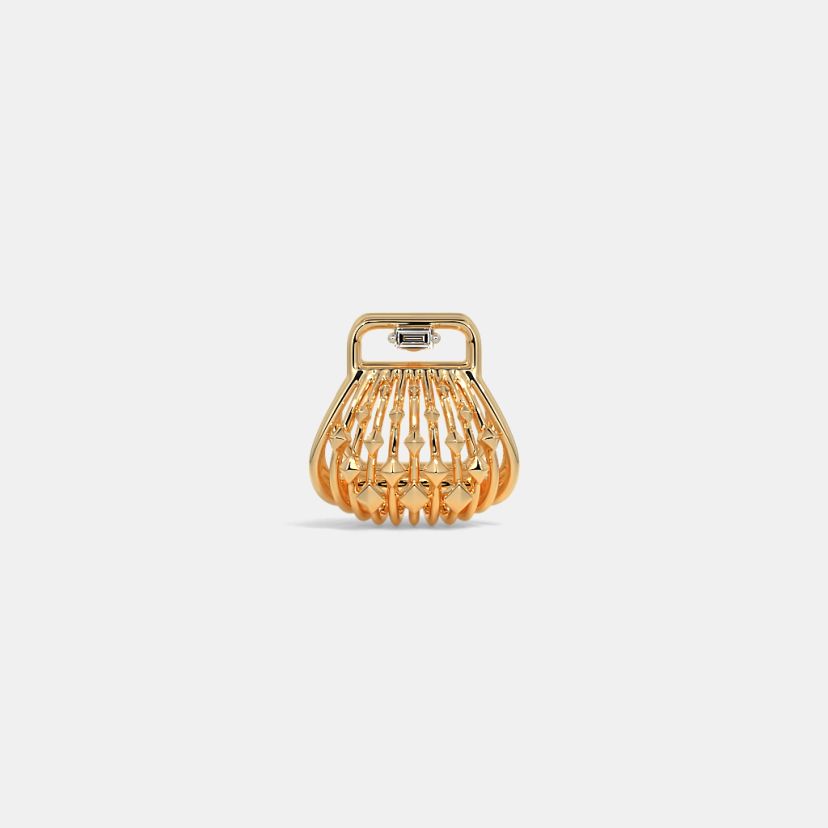The Faliha Purse Hoop Earrings - image 7